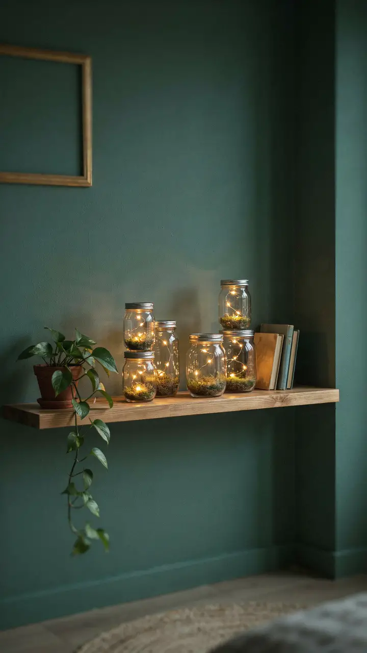 DIY Fairy Light Firefly Jars