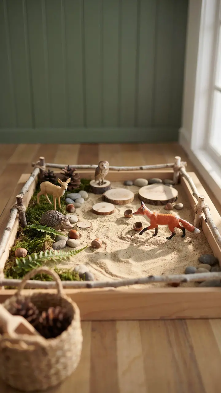 Forest Floor Sensory Play Table