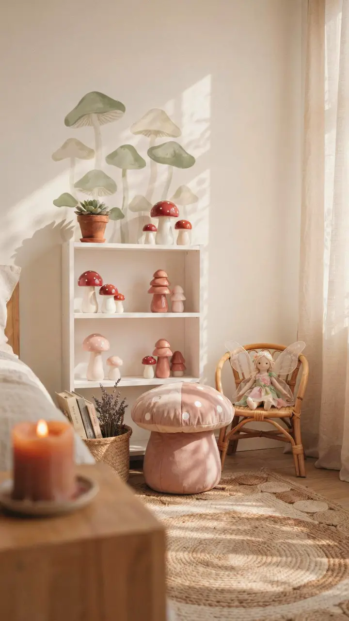 Mushroom and Toadstool Decor Accents