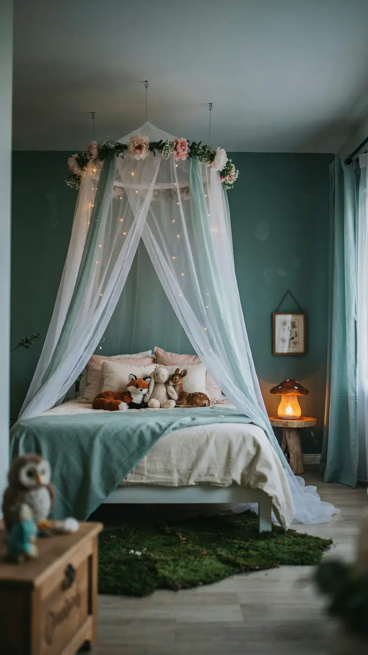 The Enchanted Forest Canopy Bed