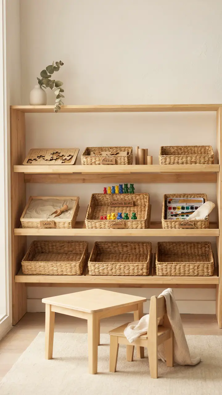 The Montessori-Inspired Open Shelf Closet
