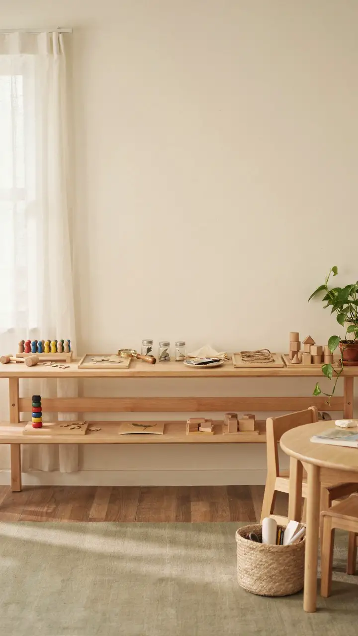 Classic Open Shelf Montessori Playroom