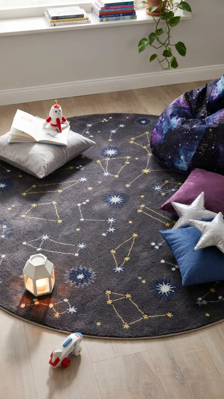 Cosmic Rug and Cozy Floor Zone