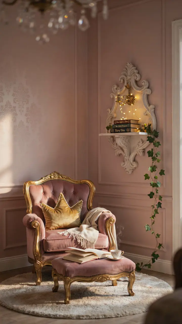 Cozy Reading Throne Corner