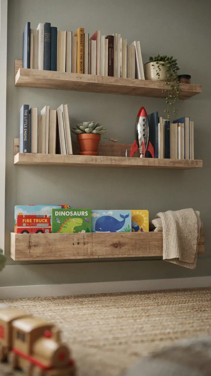 DIY Pallet Wood Bookshelf