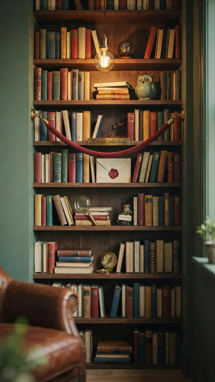 Enchanted Library with Hidden Book Passages