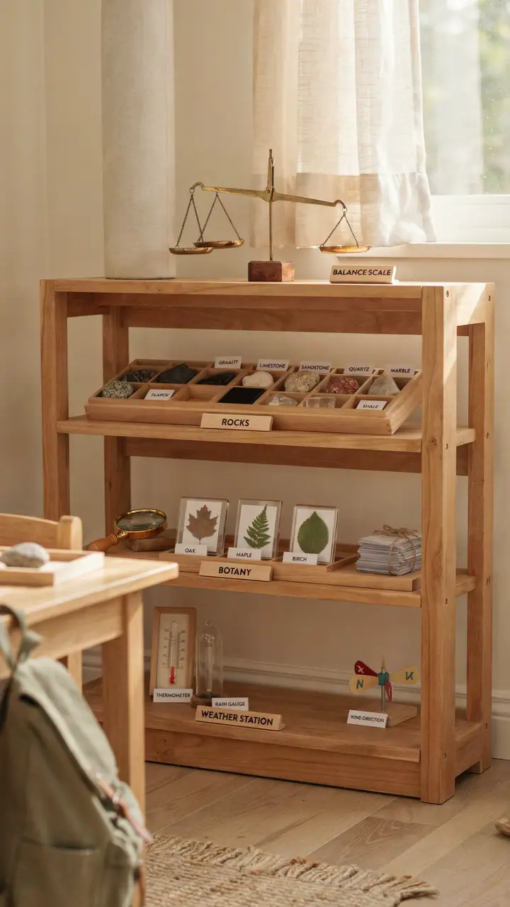 Nature and Science Discovery Shelf