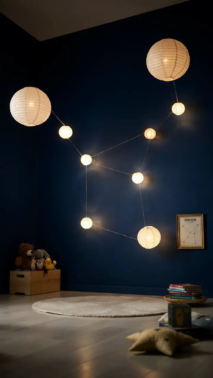 Paper Lantern Constellation Ceiling