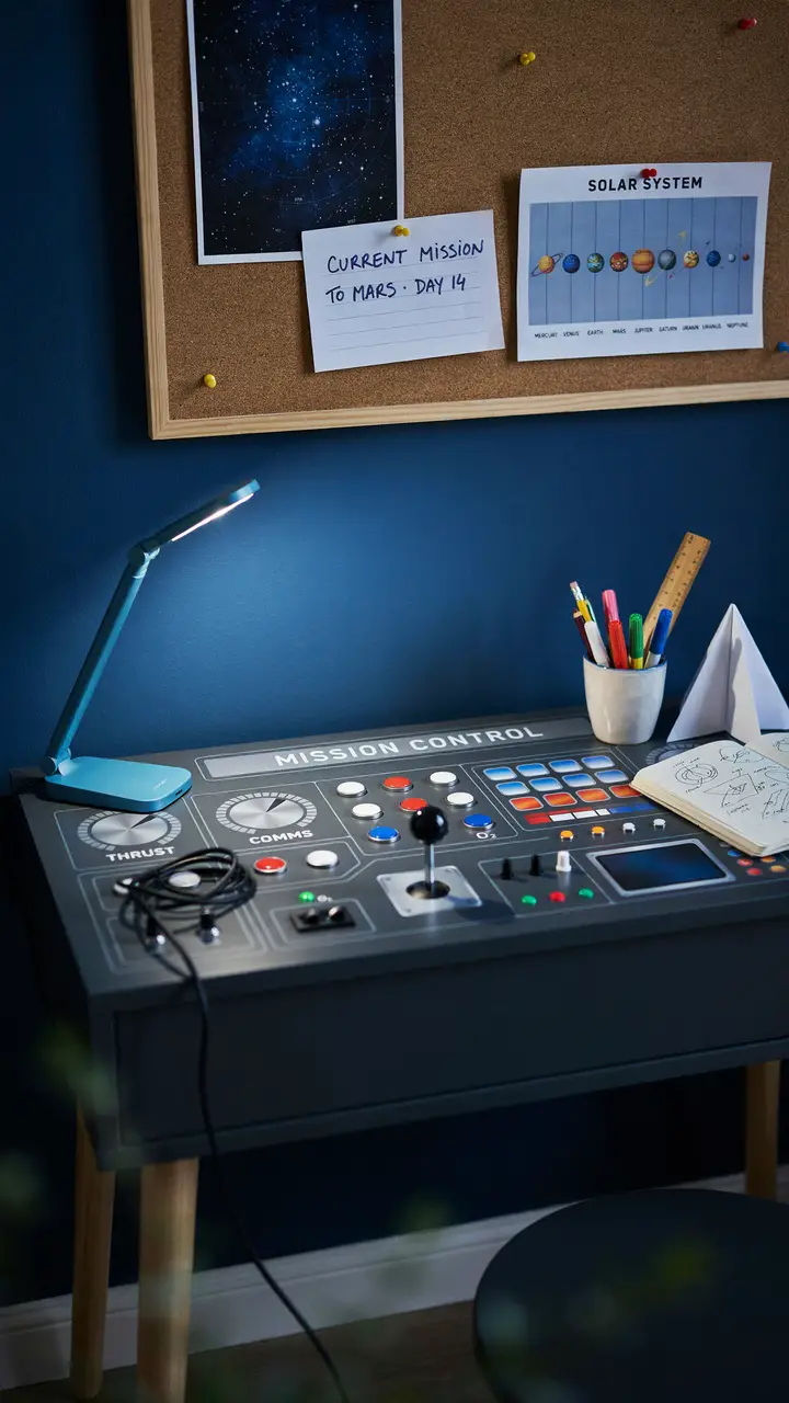Space Mission Control Play Desk