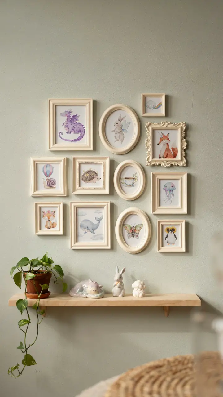 Thrifted Frame Gallery of Imaginary Creatures