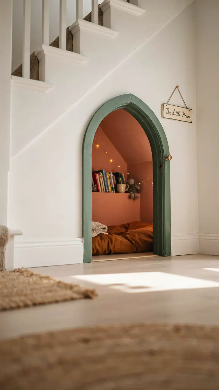 Under-the-Stairs Hobbit Hole Play Space